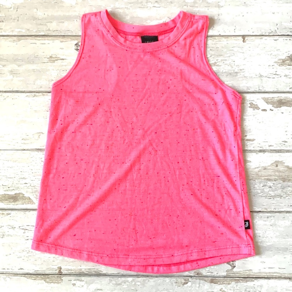 Terez Size 10 Girls Hot Pink Sleeveless Tank Top Medium Shirt Neiman Marcus